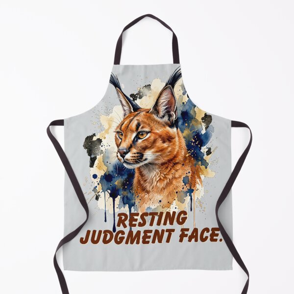 Item preview, Resting Judgment Face Caracal | Funny Introvert Cat Shirt | Sarcastic Wildlife Design designed and sold by Biedroneczka.