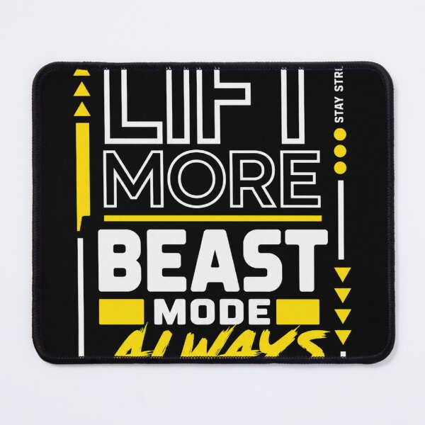 Item preview, Lift More Beast Mode Always - Motivational Gym Workout Quote designed and sold by Digistore1221.