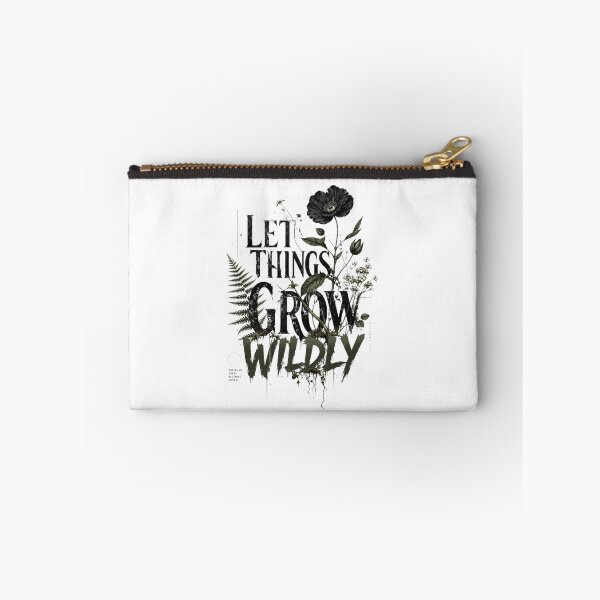 Item preview, Let Things Grow Wildly Vintage Botanical Goth Design designed and sold by THE LUMORA.