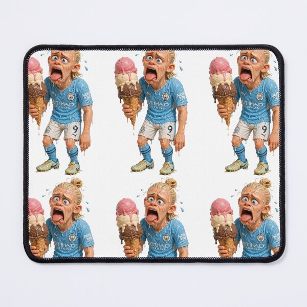 Item preview, Funny Erling Haaland Melting Ice Cream 3D Cartoon designed and sold by mo-carnival.