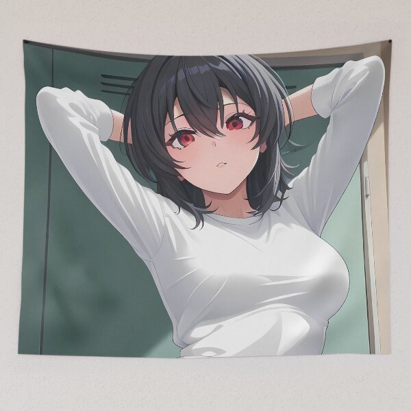 Item preview, Umi Asanagi Second Prettiest Girl Casual Locker Room Pose designed and sold by SubtextandSass.