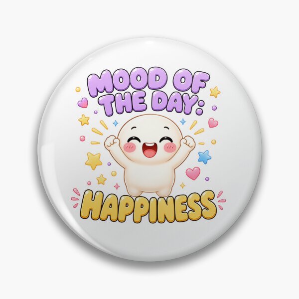 Item preview, Mood Of The Day Happiness | Kawaii Positive Vibes Cute Art designed and sold by Dulxoz.