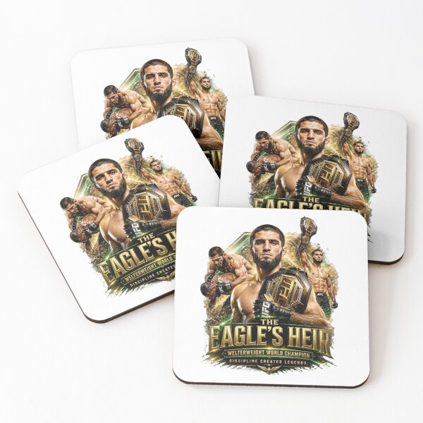 Item preview, The Eagle's Heir – Welterweight World Champion | Premium MMA Digital Artwork designed and sold by tareankush.