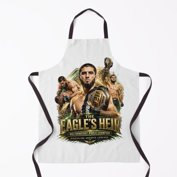 Item preview, The Eagle's Heir – Welterweight World Champion | Premium MMA Digital Artwork designed and sold by tareankush.