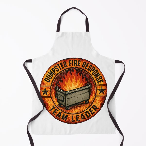 Item preview, Dumpster Fire Response Team Leader Management Leadership Funny Work designed and sold by HumansStuck12.