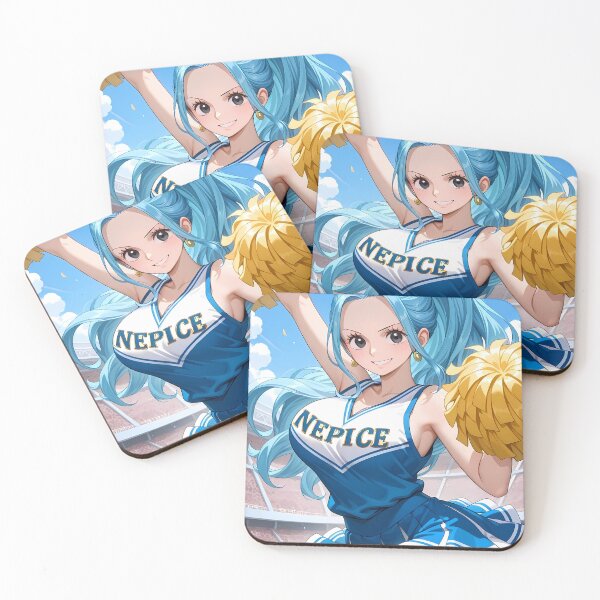 Aperçu de l'œuvre Vivi One Piece Stadium Cheer Blue Sky Energy créée et vendue par SubtextandSass.
