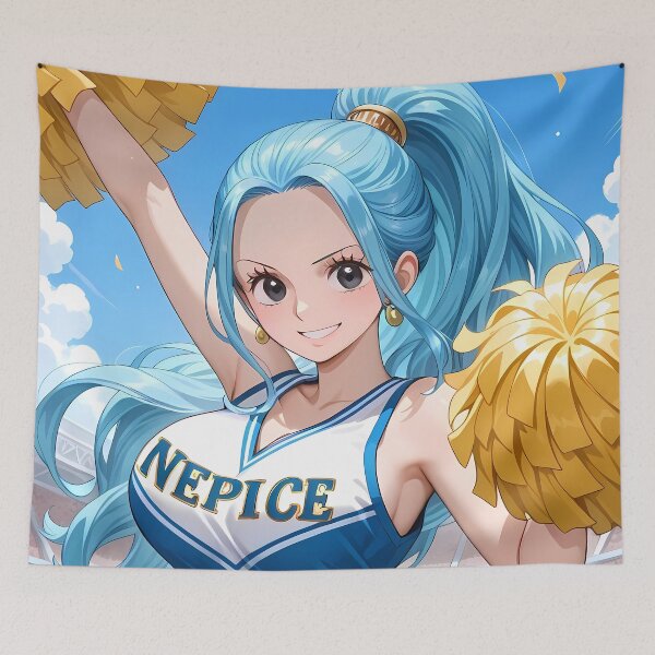 Item preview, Vivi One Piece Stadium Cheer Blue Sky Energy designed and sold by SubtextandSass.