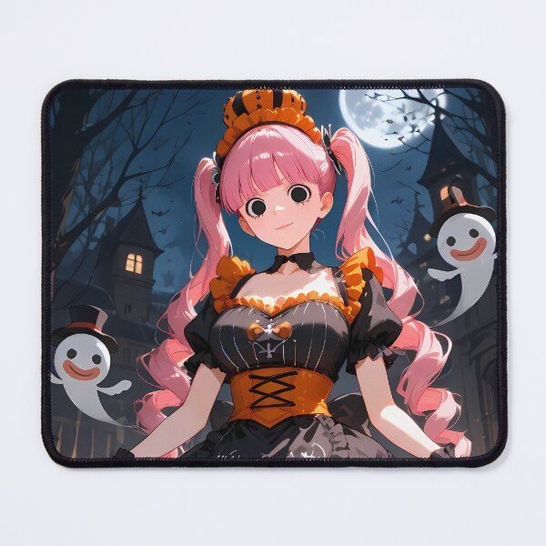 Item preview, Perona One Piece Halloween Ghost Pumpkin Gothic Smile designed and sold by SubtextandSass.
