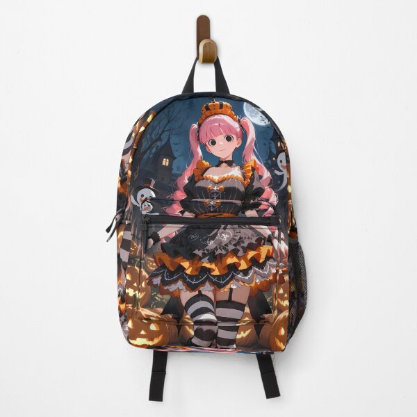 Item preview, Perona One Piece Halloween Ghost Pumpkin Gothic Smile designed and sold by SubtextandSass.