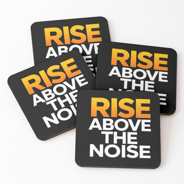 Item preview, Rise Above The Noise Motivational Typography Quote designed and sold by Pawar1999.