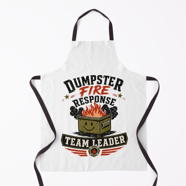 Item preview, Dumpster Fire Response Team Leader Workplace Humor Boss Manager designed and sold by HumansStuck12.