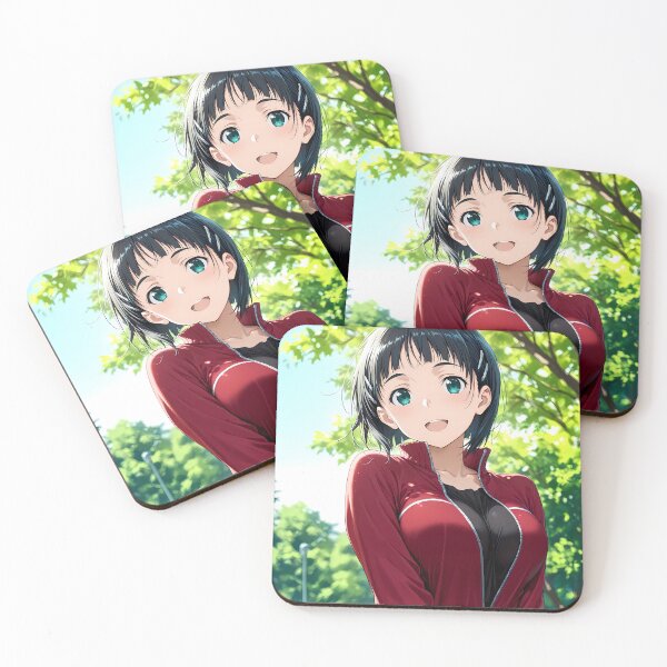 Item preview, Kirigaya Suguha Sword Art Online Red Jacket Summer Smile designed and sold by SubtextandSass.