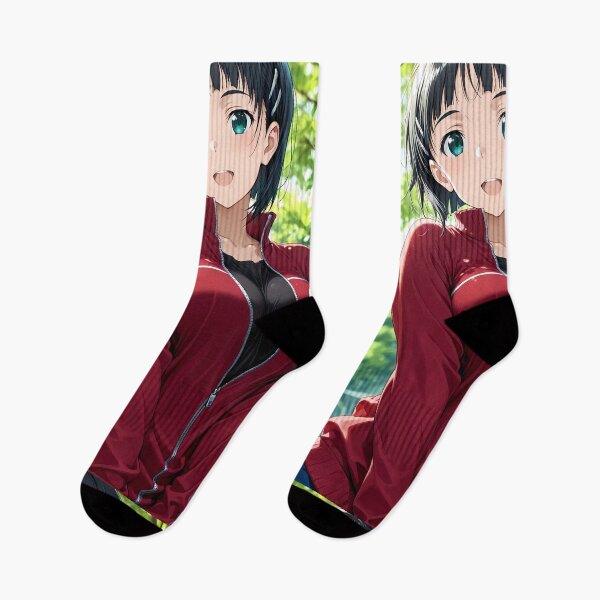 Item preview, Kirigaya Suguha Sword Art Online Red Jacket Summer Smile designed and sold by SubtextandSass.