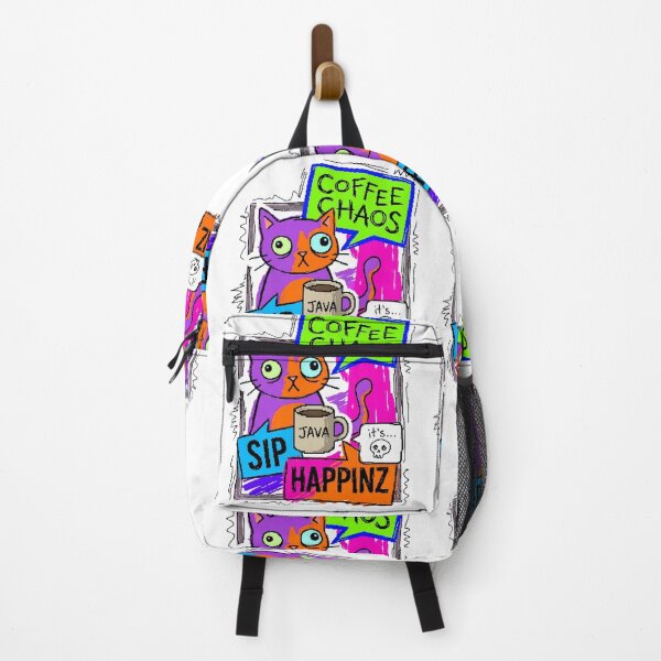 Item preview, Java Coffee Cat Chaos Gen Z Aesthetic Meme designed and sold by ART ATTACK ZONE.