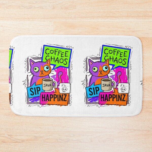 Item preview, Java Coffee Cat Chaos Gen Z Aesthetic Meme designed and sold by ART ATTACK ZONE.