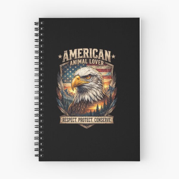 Item preview, American Eagle Animal Lover T-Shirt | Patriotic Wildlife  designed and sold by Anchorbutterfly.
