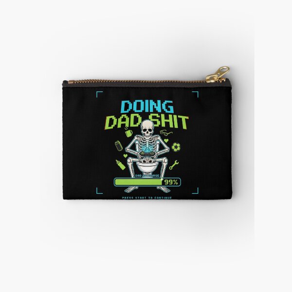 Item preview, Doing Dad Shit Skeleton Toilet Funny Skeleton for Dad Joke Lovers designed and sold by Redgiant87x.