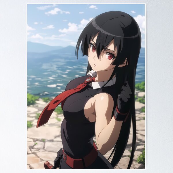 Item preview, Akame Akame Ga Kill Seaside Crimson Gaze designed and sold by SubtextandSass.