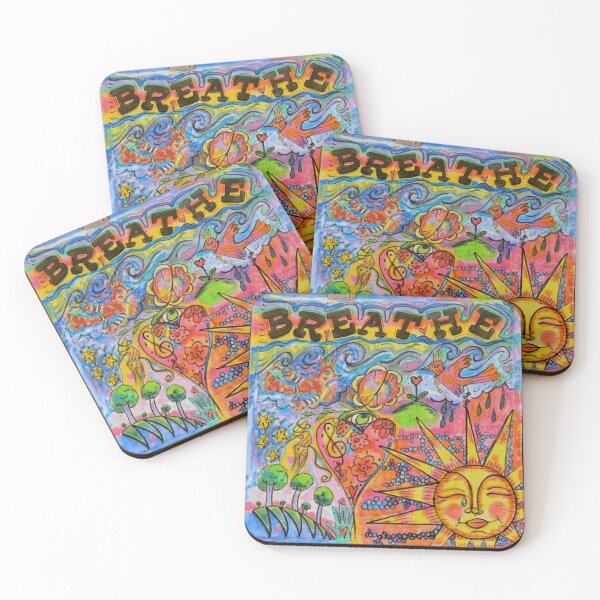Item preview, Breathe Positive Affirmation Sun Art designed and sold by RyanAshford.