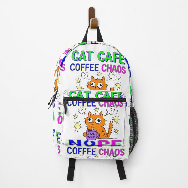 Item preview, 8Bit Coffee Cat Chaos Gen Z Aesthetic Meme designed and sold by ART ATTACK ZONE.
