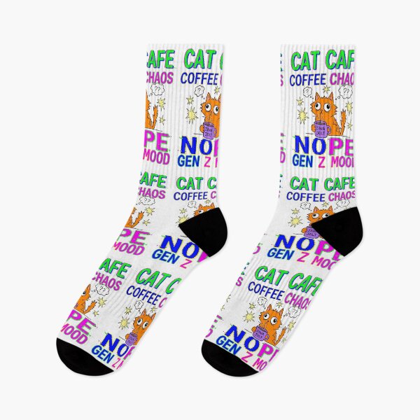 Item preview, 8Bit Coffee Cat Chaos Gen Z Aesthetic Meme designed and sold by ART ATTACK ZONE.