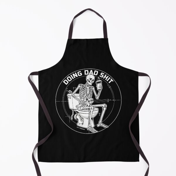 Item preview, Doing Dad Shit Skeleton Toilet Sarcastic Busy Dad designed and sold by Redgiant87x.