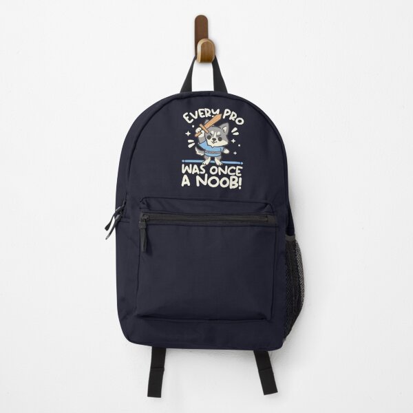 Item preview, Every Pro Was Once A Noob - Cute Kawaii Wolf Warrior Gamer Art designed and sold by NemiMakeit.