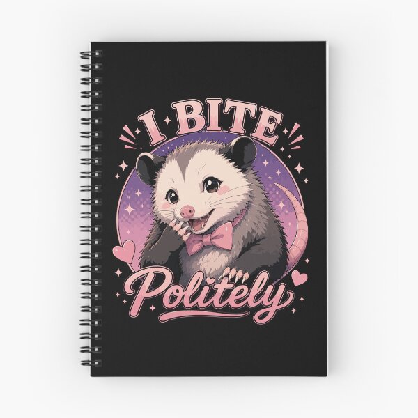 Item preview, I Bite Politely Opossum designed and sold by GhoulishGraphX.