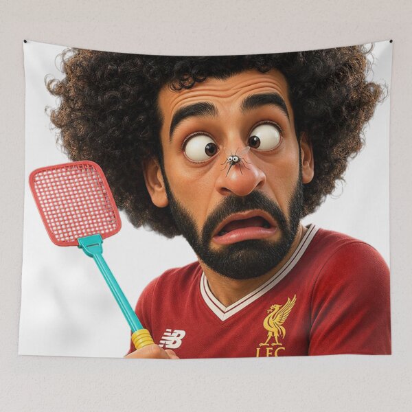 Item preview, Funny Egyptian King 3D Cartoon Mosquito Sticker designed and sold by mo-carnival.