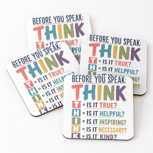 Item preview, Before You Speak: Think Mindful Communication Kindness Guidance designed and sold by HumansStuck12.