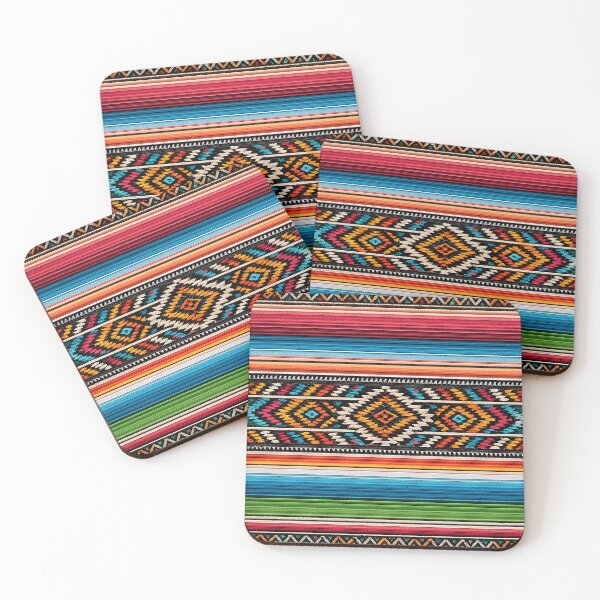 Item preview, Southwestern Serape Pattern | Traditional Mexican Geometric Blanket Design designed and sold by BrainCurves.