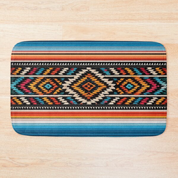 Item preview, Southwestern Serape Pattern | Traditional Mexican Geometric Blanket Design designed and sold by BrainCurves.