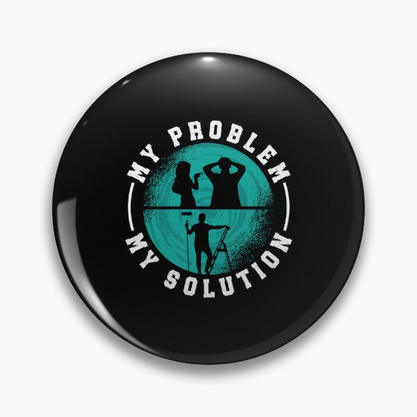 Item preview, Painter My Problem My Solution Pictogram Dad Mom designed and sold by tshirtconcepts.