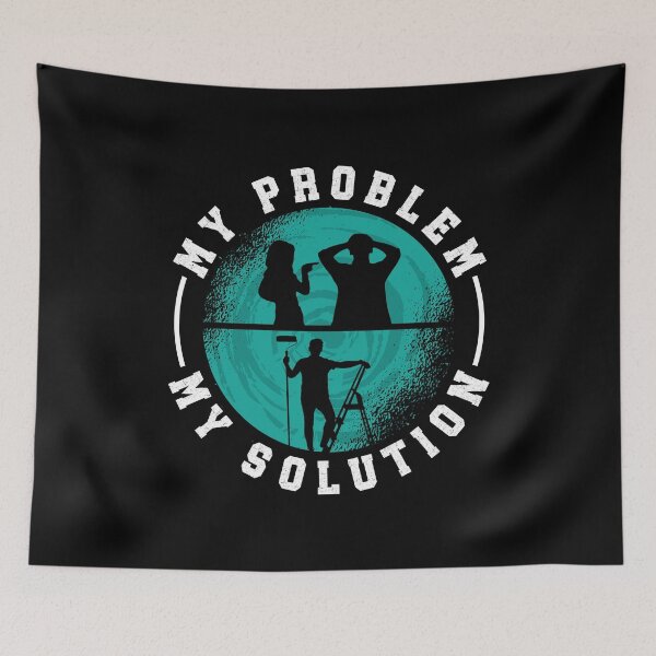 Item preview, Painter My Problem My Solution Pictogram Dad Mom designed and sold by tshirtconcepts.