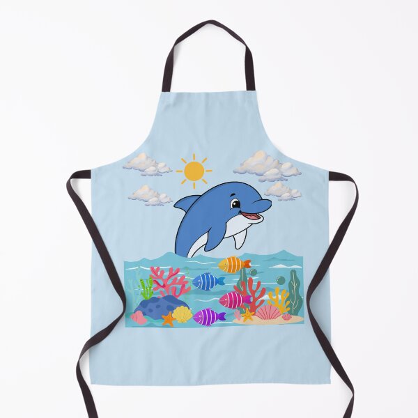 Item preview, Happy Dolphin in the Sea designed and sold by DidiDesignShop.