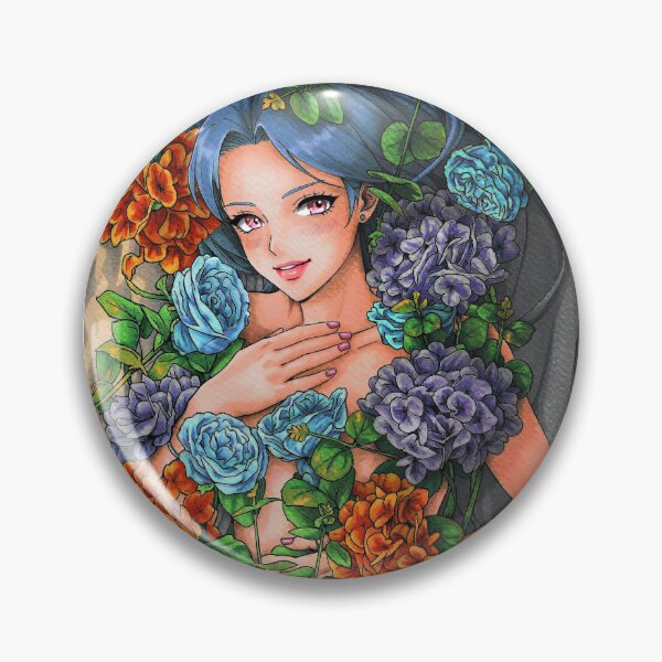 Item preview, Blue Flower Girl designed and sold by MarcoCaruso.