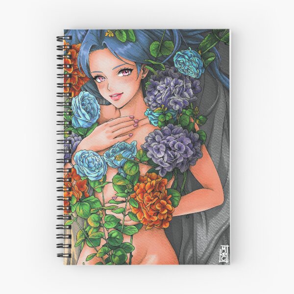 Item preview, Blue Flower Girl designed and sold by MarcoCaruso.