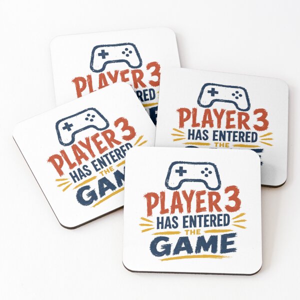 Item preview, Player 3 Has Entered The Game New Baby Announcement Gamer Parents designed and sold by HumansStuck12.