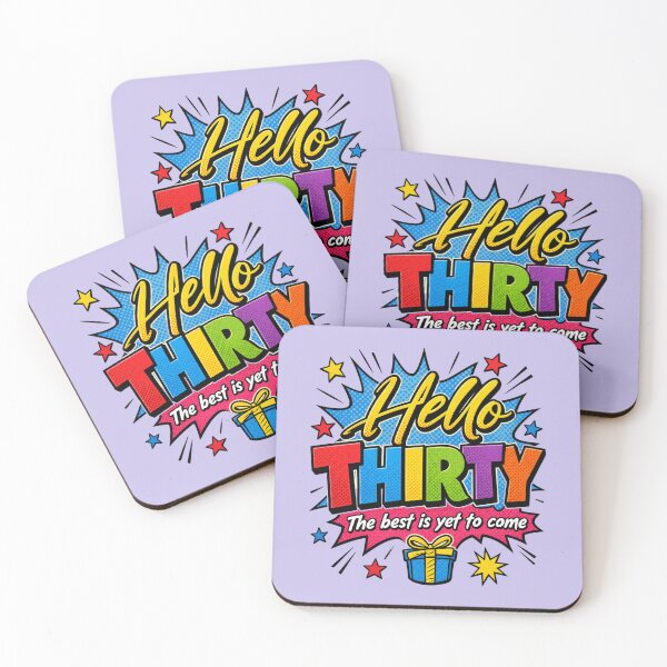 Item preview, Copy of Hello Thirty, 30th Birthday Gift. A perfect gift to celebrate your thirtieth birthday with style. Graffiti style  designed and sold by illeN-Art-World.