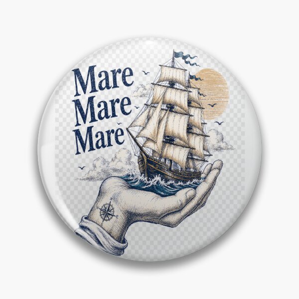 Artikelvorschau, Mare Mare Mare – Veliero nella Mano | Grafica Nautica Vintage für Amanti del Mare entworfen und verkauft von RipantinaFantasy .
