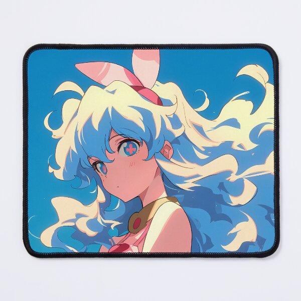Item preview, Nia Teppelin Gurren Lagann Blue Sky Windy Profile designed and sold by ManuelOpito.