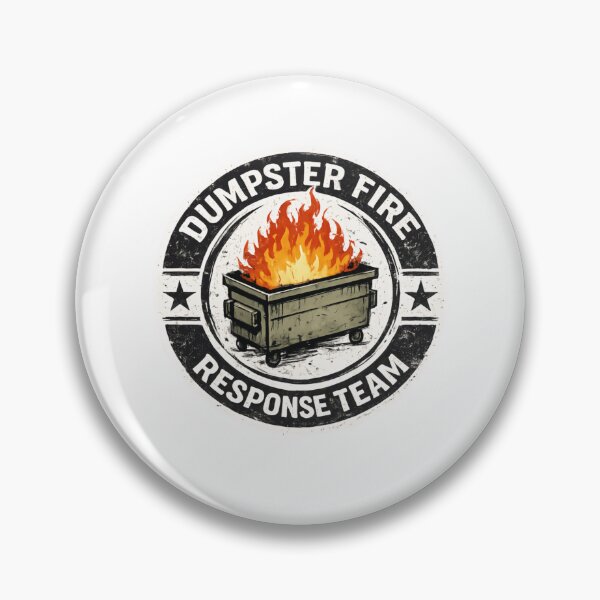 Item preview, Dumpster Fire Response Team Chaos Humor Problem Solver Manager designed and sold by HumansStuck12.