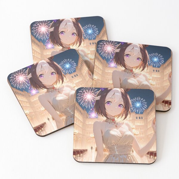 Item preview, Special Week Uma Musume Pretty Derby Royal Night Fireworks Glow designed and sold by ManuelOpito.