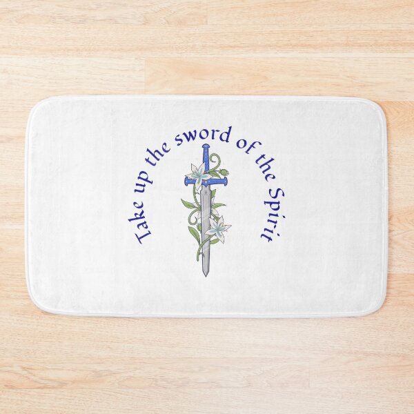 Item preview, Copy of Take up the sword of the spirit Blue designed and sold by Kingdompurpose.