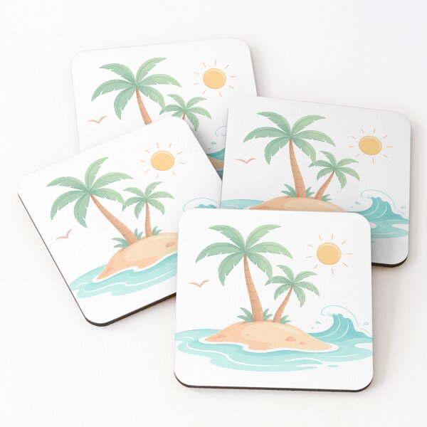 Item preview, Pastel Tropical Island Escape designed and sold by sulikk.