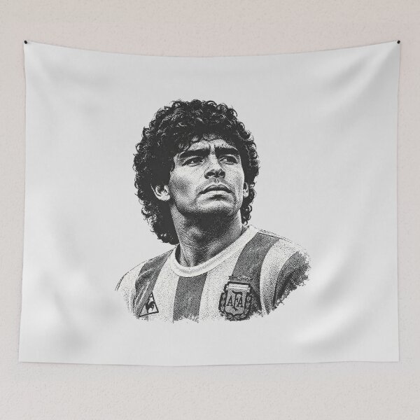 Item preview, Diego Maradona Portrait designed and sold by Sports Boutique.