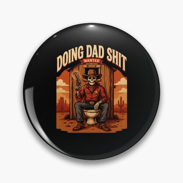 Item preview, Doing Dad Shit Skeleton Toilet for Busy Dad designed and sold by Redgiant87x.