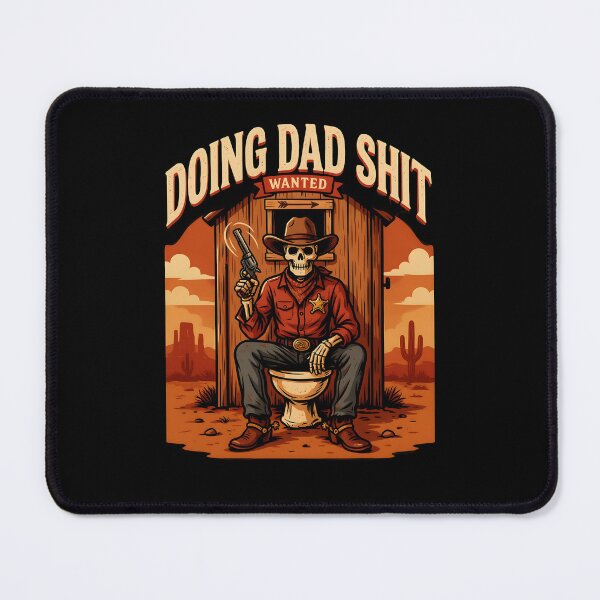 Item preview, Doing Dad Shit Skeleton Toilet for Busy Dad designed and sold by Redgiant87x.
