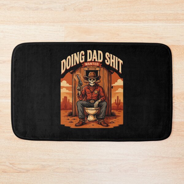 Item preview, Doing Dad Shit Skeleton Toilet for Busy Dad designed and sold by Redgiant87x.