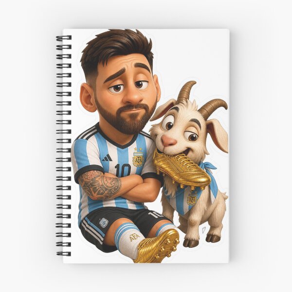 Item preview, Cute 3D Football GOAT Eating Golden Boot Sticker designed and sold by mo-carnival.